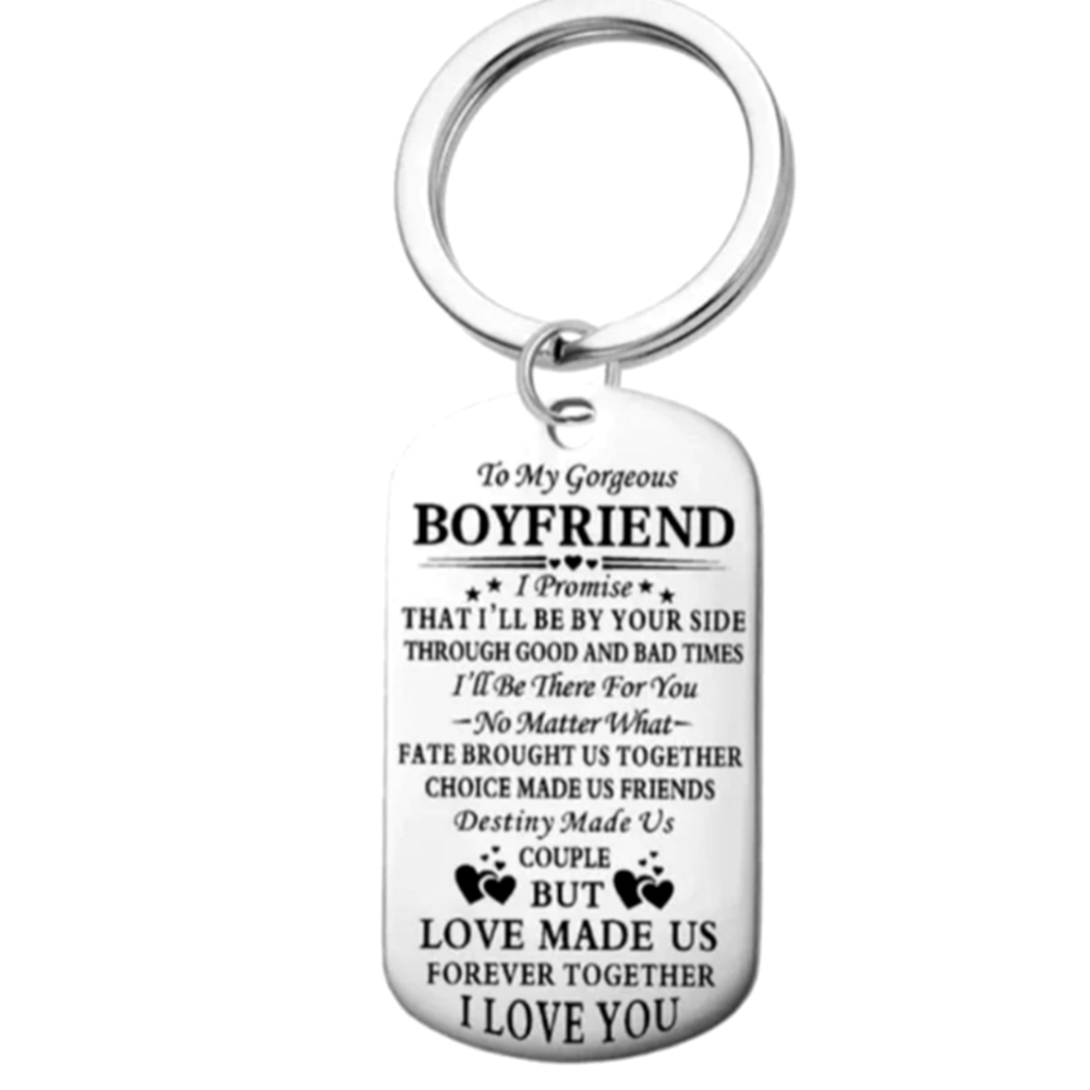 Boyfriend Gift, Fun Keychain, Inspirational Keychain, Keychain